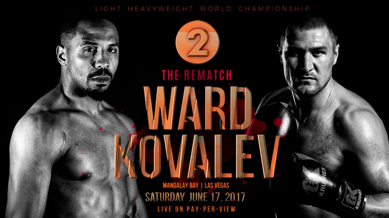 Kovalev vs Ward II fight poster