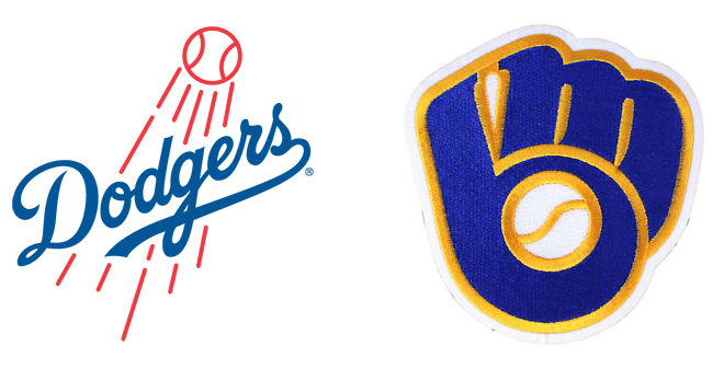 Dodgers and Brewers logo