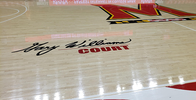 Maryland Basketball Court