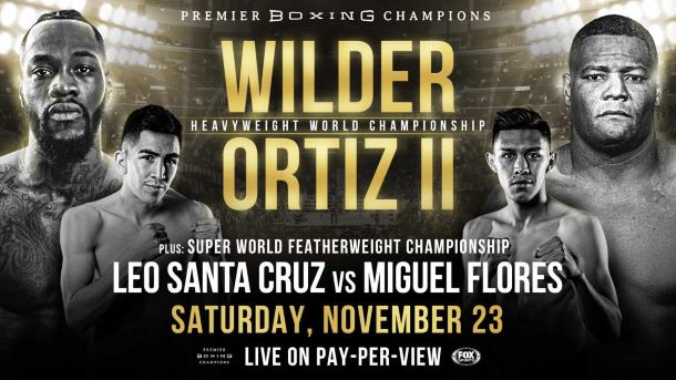 Deontay Wilder -Luis Ortiz II fight poster