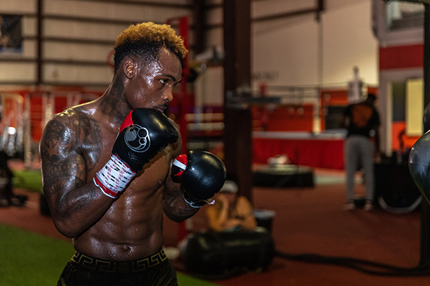 Jermell Charlo at Training Camp (Photo Courtesy: Premier Boxing Champions)