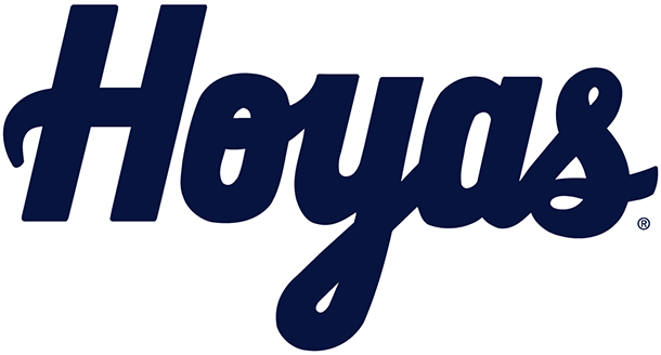 Georgetown Hoyas cursive logo