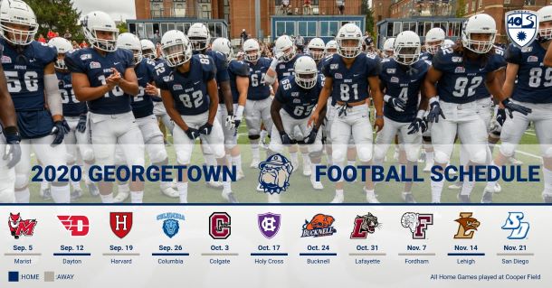 Georgetown Release Football Schedule – Making The Cut