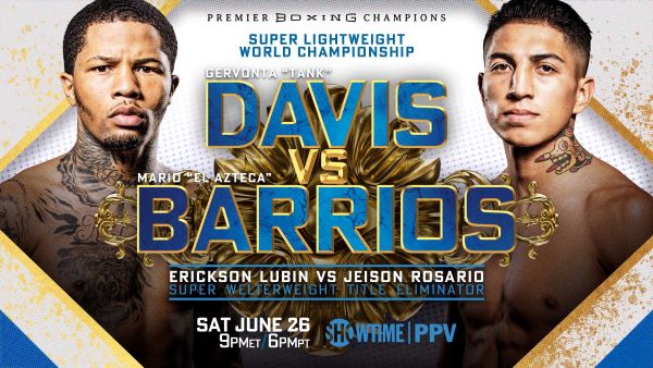 Davis-Barrios Fight Poster