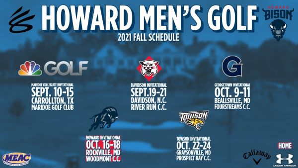 Howard University Men's Golf Schedule