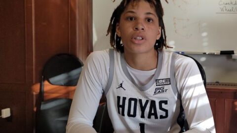 Kelsey Ransom (Georgetown Hoyas) after win over North Texas