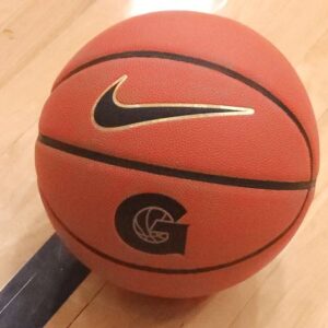 Basketball with Georgetown logo