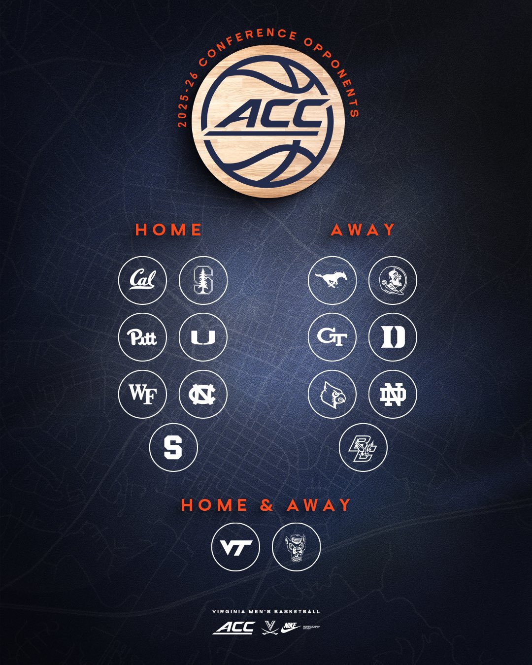 University of Virginia ACC Schedule